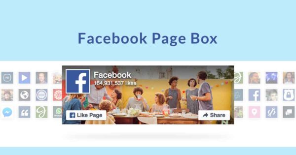 Facebook page box