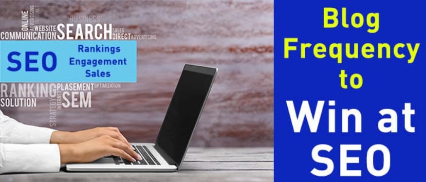 blog frequency for seo